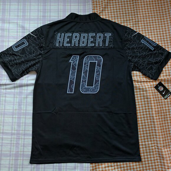 NFL Los Angeles Chargers No. 10 Black Jersey - Picture 6 of 7